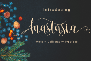 Anastasia Script: A Creative Font for Makers