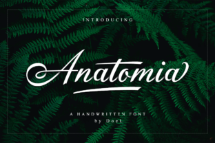 Anatomia Script Font for Creative Projects