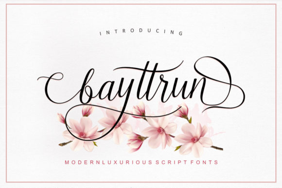 Bayttrun Script: A Modern Typography Choice