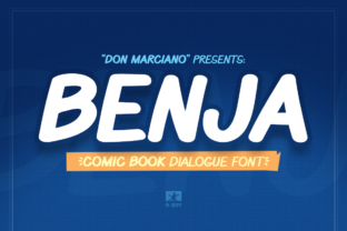 Benja: A Script Font for Web Comics
