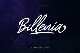 Billenia: A Striking Handwritten Font