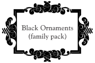 Black Ornaments Family: A Display Typeface for Web Design