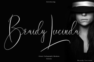 Braidy Lucinda: A Script Font with Grace