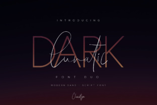 Dark Lunatic Duo Font