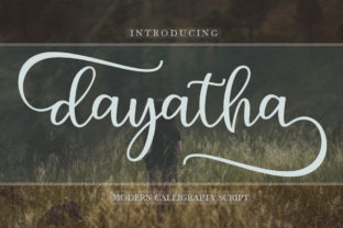 Dayatha: A Unique Script Font for Designers
