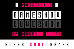 Gameshow Font: A Creative Display