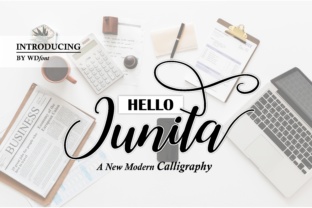 Hello Junita: A Script Font That Dances Off the Page