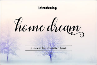 Home Dream Script: A Luxurious Font for Web Design
