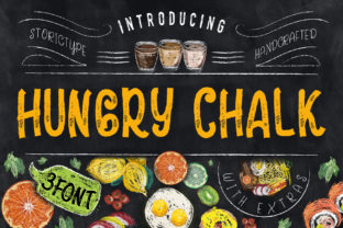 Hungry Chalk: A Bold Script Font for Marketers