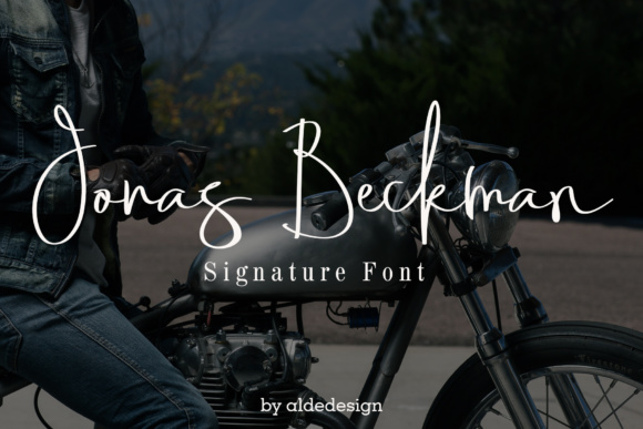 Jonas Beckman: A Handwritten Font for Consistent Small Business Branding