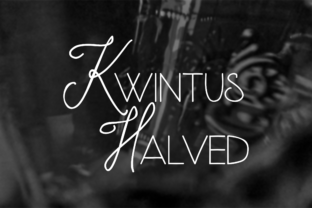 Kwintus Halved: A Bold Handwritten Font