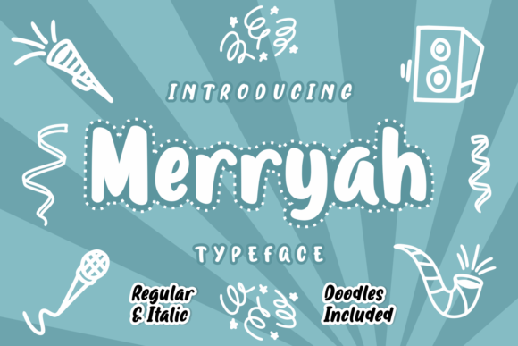 Merryah: A Fun Script Font for Creative Projects