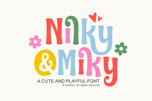 Nilky Miky Font Brings Whimsy to Handmade Labels and Packaging