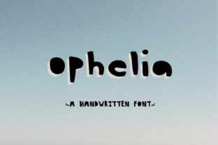 Ophelia: A Quirky Brush Font for Creative Projects