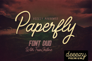 Paperfly: A Monoline Script Font for Editorial Design