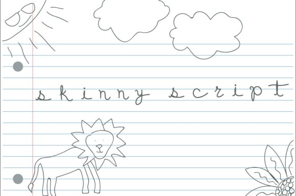 Skinny Script: A Fun Font for Web Design