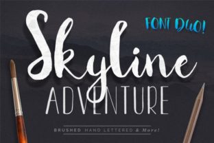 Skyline Adventure Duo: A Font for Creative Businesses