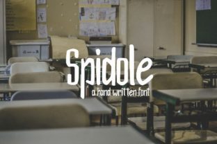 Spidole: A Striking Handwritten Font