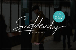 Suddenly Family: Elegant Script Font