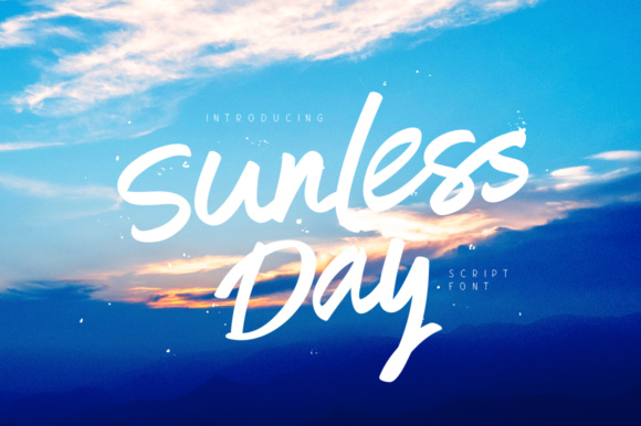 Sunless Day: A Handwritten Font for Web Design