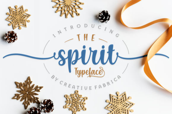 The Spirit: A Festive Handwritten Font