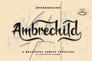 Use Ambrechild Script for Professional Branding