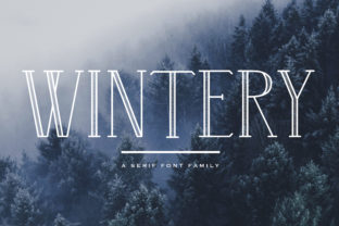 Wintery Family: A Serif Font for Holiday Elegance